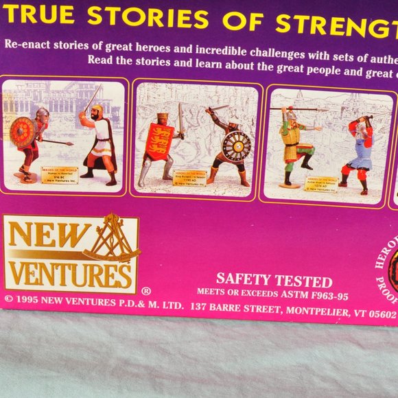 1995 heroes of the world roman empire hannibal 1201 action figures NIB (T145) - Picture 7 of 7